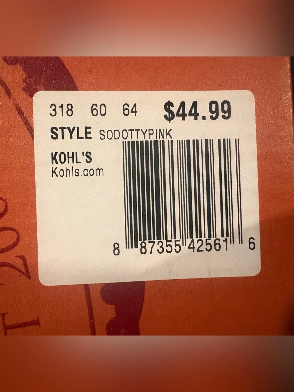 Kohl's Women's Cork Wedge Thong Sandals in Pink and White